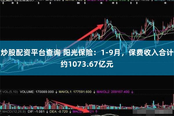 炒股配资平台查询 阳光保险：1-9月，保费收入合计约1073.67亿元