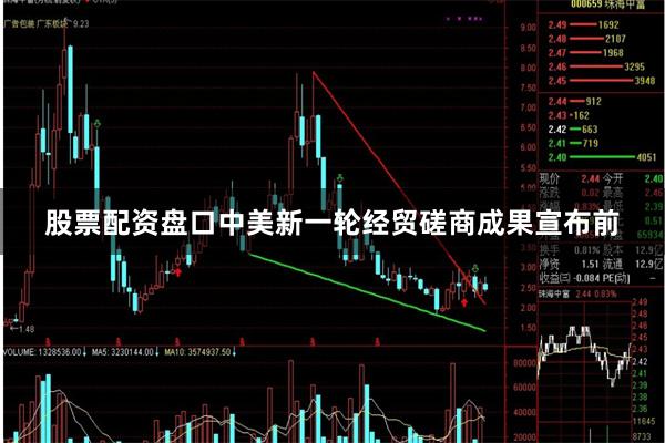 股票配资盘口中美新一轮经贸磋商成果宣布前